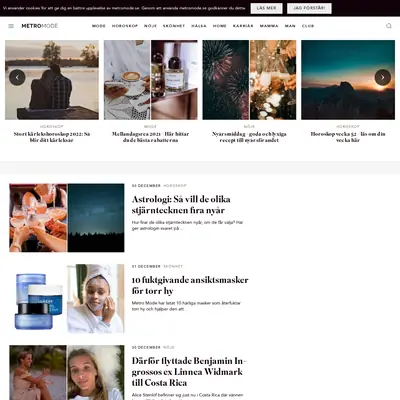 www.metromode.se startsida 2022