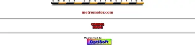Metro Motor startsida 2001
