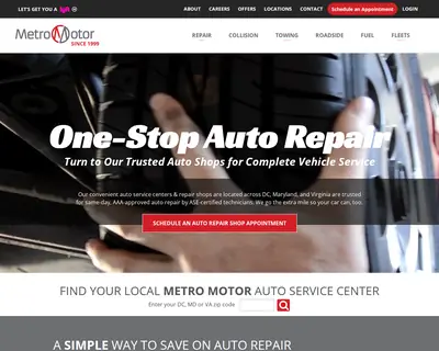 Metro Motor startsida 2023