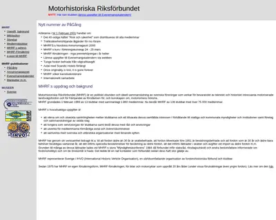 BSA BLADET startsida 2001