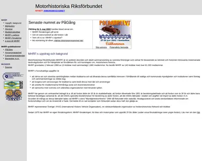 BSA BLADET startsida 2002