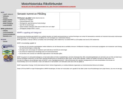 BSA BLADET startsida 2003