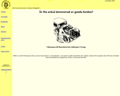 Motorhistoriskt magasin startsida 2005