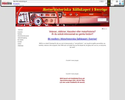 Motorhistoriskt magasin startsida 2016