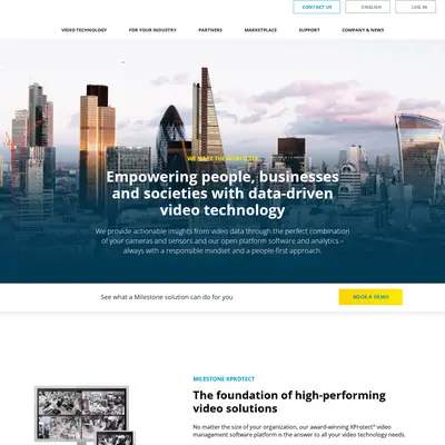 Milestone startsida 2023