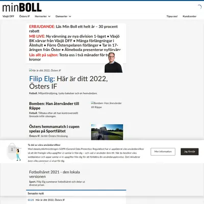 minboll.se startsida 2022