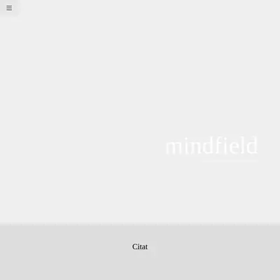 mindfield.se startsida 2025