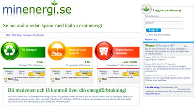 Min energi startsida 2008