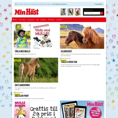 Min Häst startsida 2016