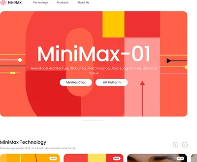 Minimax startsida 2025