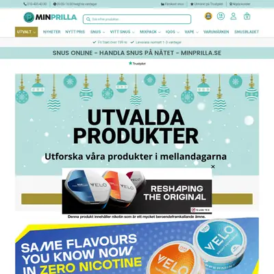 minprilla.se startsida 2026