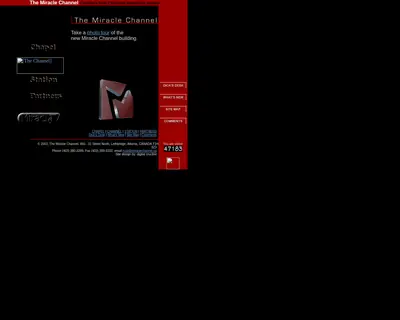 Miracle Channel startsida 2002