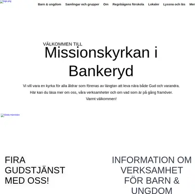 Bankeryds Missionsförsamling startsida 2021