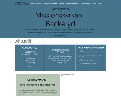 Bankeryds Missionsförsamling startsida 2026