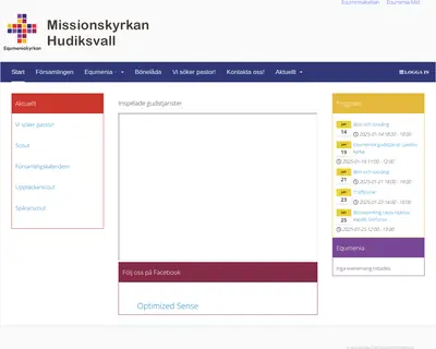 Missionskyrkan i Hudiksvalls TV-sändning startsida 2025