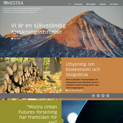 Mistras nyhetsbrev startsida 2018