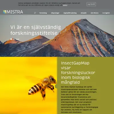 Mistras nyhetsbrev startsida 2021