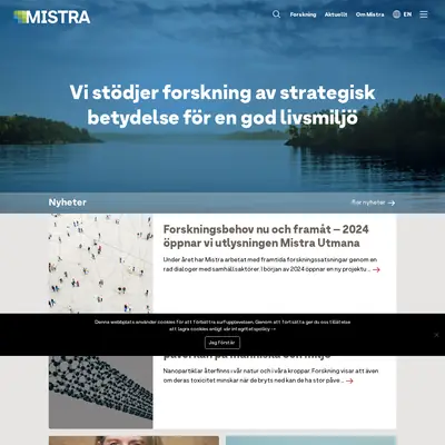 Mistras nyhetsbrev startsida 2024
