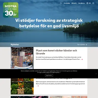 Mistras nyhetsbrev startsida 2025