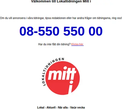 Mitt I startsida 2004