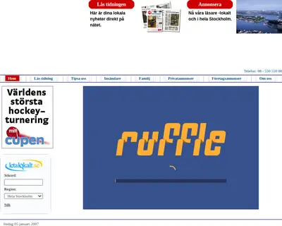 Mitt I startsida 2007