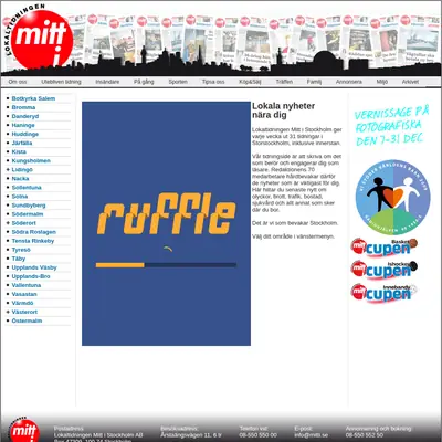 Mitt I startsida 2011