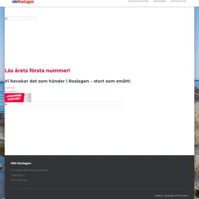 Mitt Roslagen startsida 2020