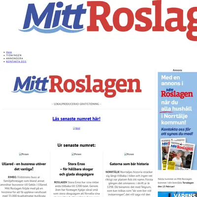 Mitt Roslagen startsida 2024