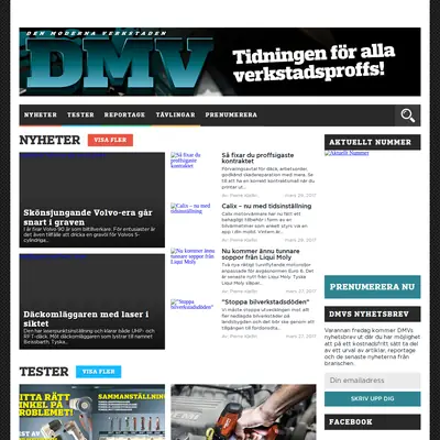 DMV - Den Moderna Verkstaden startsida 2017