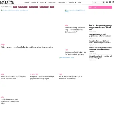 www.modette.se startsida 2025