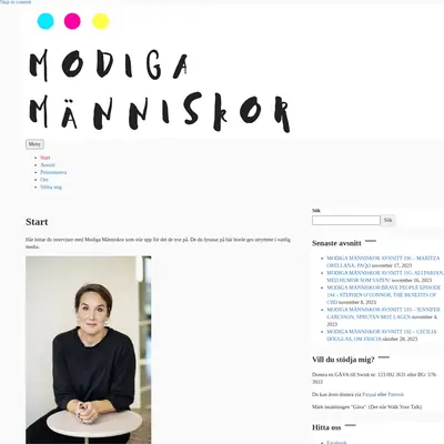 https://modigamanniskor.se/ startsida 2024