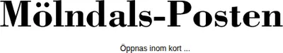 molndalsposten.se startsida 2003
