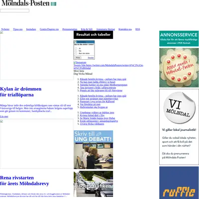 molndalsposten.se startsida 2016