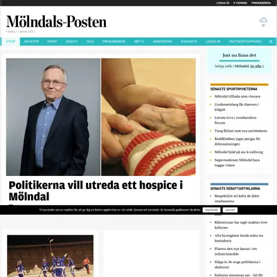 molndalsposten.se startsida 2020