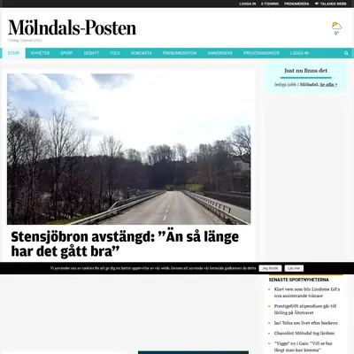 molndalsposten.se startsida 2021