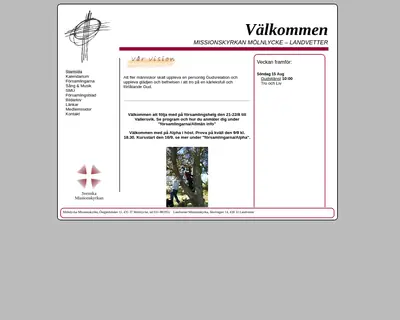 Välkommen, Missionskyrkan Mölnlycke-Landvetter startsida 2010