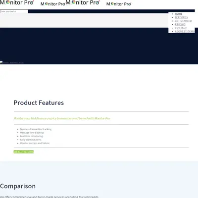 Monitor Pro startsida 2017