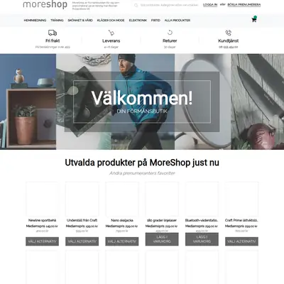 moreshop.se startsida 2018
