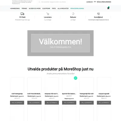 moreshop.se startsida 2022