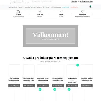 moreshop.se startsida 2023