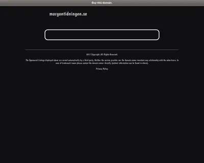 Morgon-Tidningen, morgontidningen.se startsida 2017