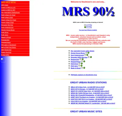 MRS 90 ½ startsida 2003