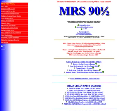 MRS 90 ½ startsida 2007