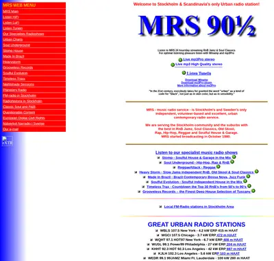 MRS 90 ½ startsida 2019