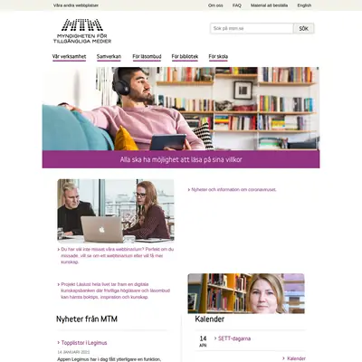 Dyslexi - aktuellt om läs- och skrivsvårigheter startsida 2021