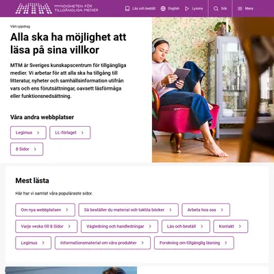 Dyslexi - aktuellt om läs- och skrivsvårigheter startsida 2025