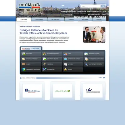 www.multisoft.se startsida 2011