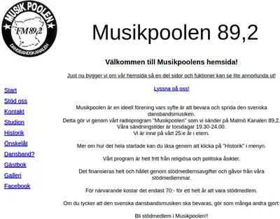 Musikpoolen startsida 2015