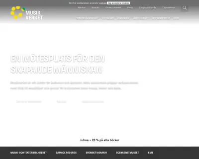 www.musikverket.se startsida 2017