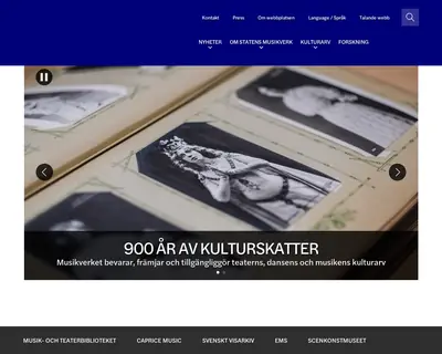 www.musikverket.se startsida 2024